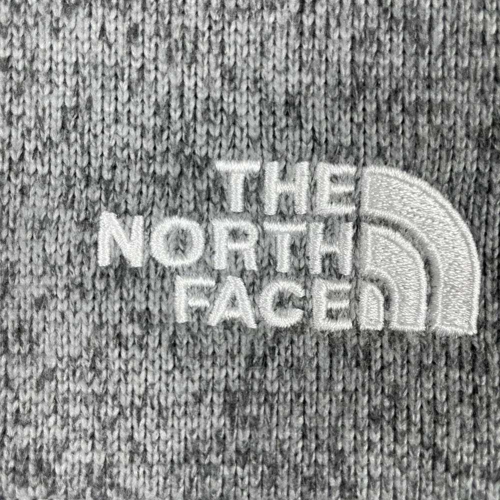 The North Face Gordon Lyons 1/4 Zip Pullover Mens Large Gray Heather Fleece